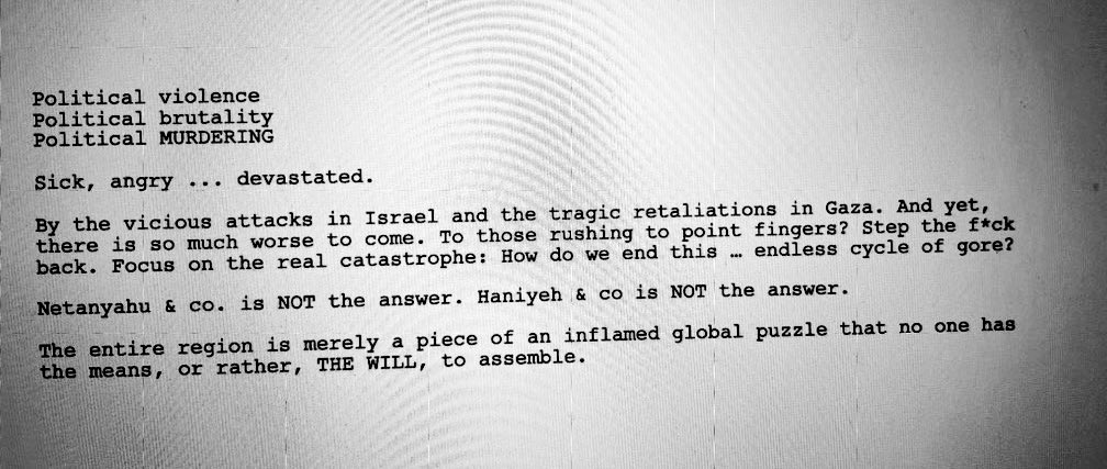 How do we end this … endless cycle of gore?

#israel #palestine #hamas #PeaceInTheMiddleEast