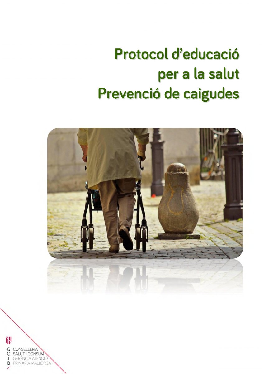 apmallorca's tweet photo. Nova publicació a #webapmallorca Protocol d'educació per a la salut: prevenció de caigudes 👉https://t.co/dj4vYmoqyd
#apalteucostat 👴👵@SalutGOIB @ibsalut https://t.co/173NE8XR4e
