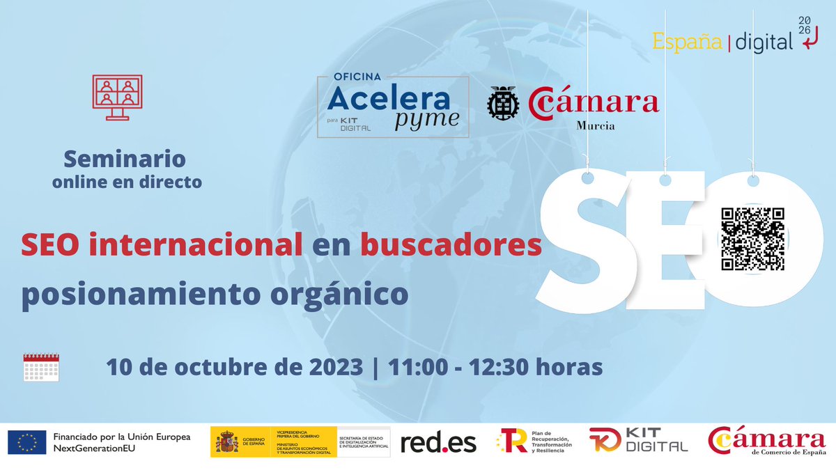 CaballeroALC's tweet photo. Te invitamos a que conozcas cómo crear una #estrategia #SEO #internacional para diferenciarte de la #competencia y poder mejorar tu #posicionamiento #organico en #buscadores.

✍️https://t.co/EpaUNqhNKb
11:00 horas | 10.10.2023

@redpuntoes #PlanDeRecuperación #nextgenerationeu https://t.co/Qf9ALh2KgO