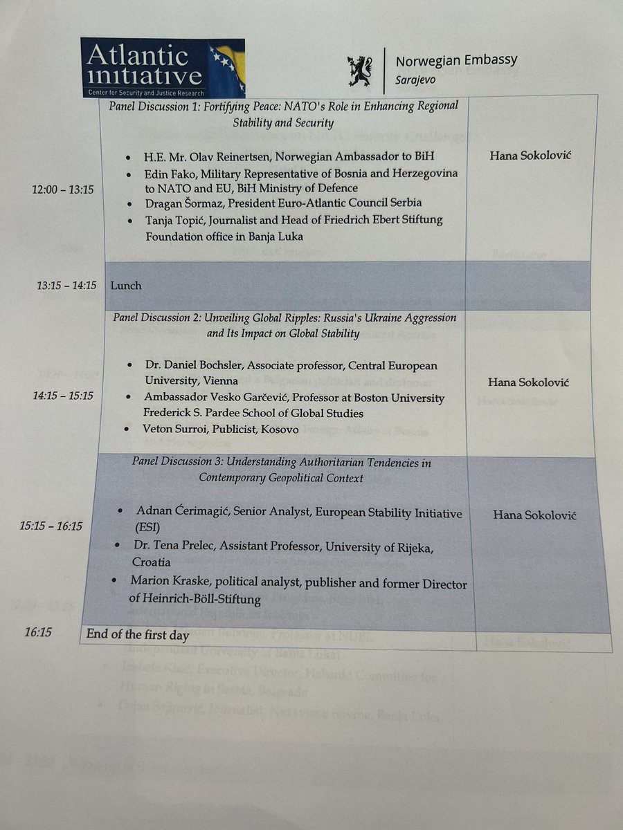 Full house at the <a href="/Ainicijativa/">Atlantska inicijativa</a> conference on security in the Balkans — glad to be here to raise points about geopolitics, local and international linkages in energy, corruption and disinformation drawing on <a href="/BiEPAG/">BiEPAG</a> <a href="/Politics_Oxford/">Oxford Politics and IR</a> <a href="/SOCACE_Research/">Serious Organised Crime & Anti-Corruption Evidence</a> <a href="/cas_see_uniri/">Center for Advanced Studies - South East Europe</a> research