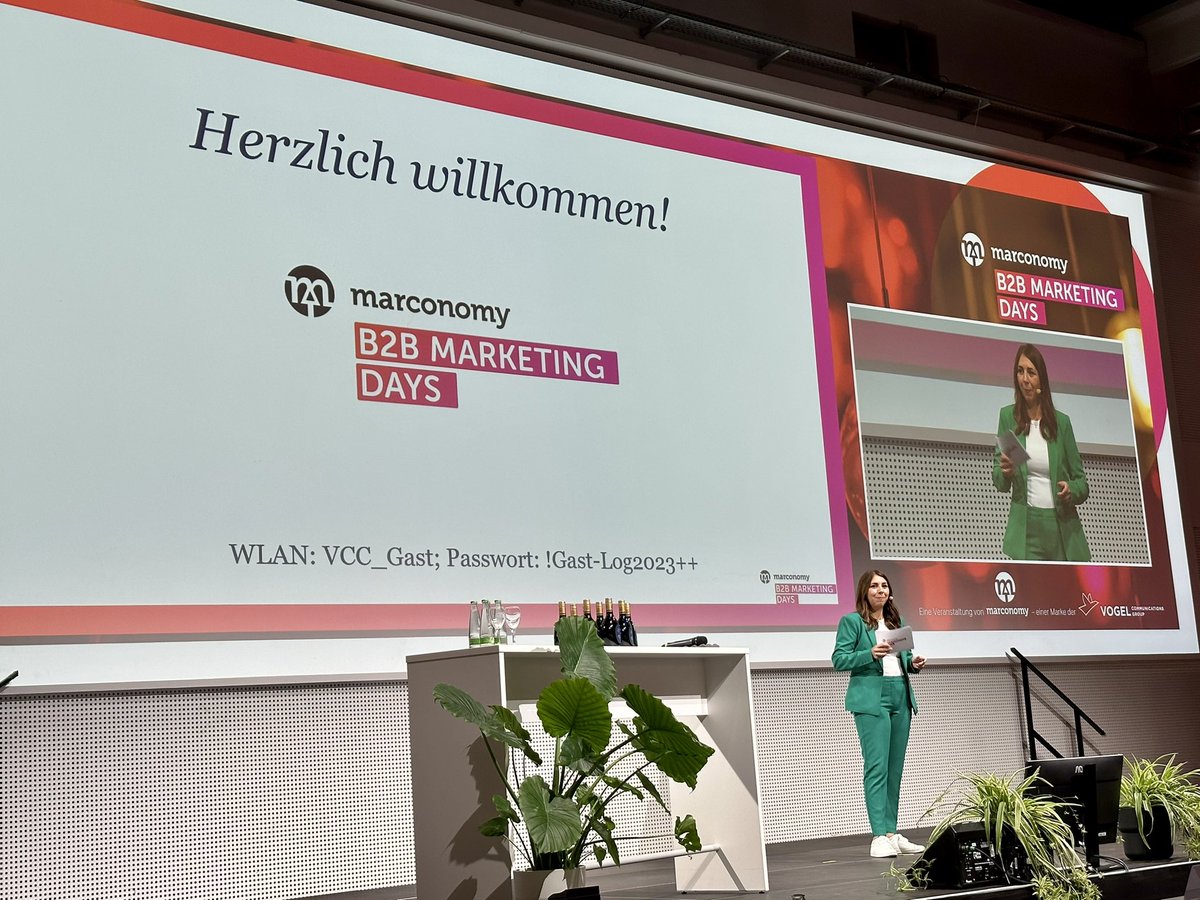 VCG_GSchunk's tweet image. Die #B2B #Marketing Days 2023 startet jetzt. 49 Referent:innen liefern an zwei Tagen B2B Fachwissen für 350 Teilnehmer:innen @vogelcomgroup @fachpresse_de @MVFP_Presse @Horizont @wuv @turi2