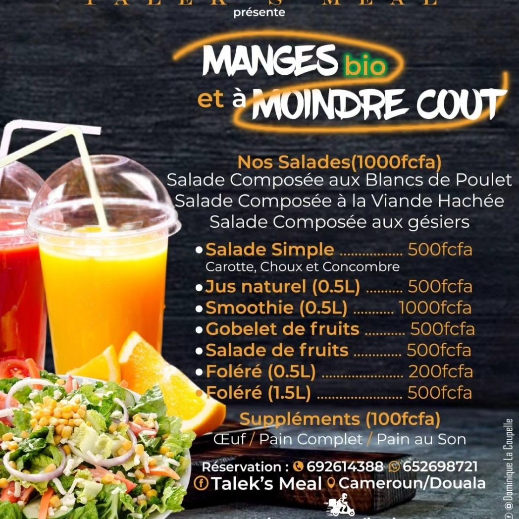 dla_coupelle's tweet photo. Besoin d'une conception graphique qui fera briller votre entreprise ? Nous sommes là pour vous aider à créer une identité visuelle unique et percutante. Contactez-nous dès maintenant !
📞(+237) 650628629
📩dlacoupelle@gmail.com
📍Douala /Akwa /rue Drouot. #conceptiongraphique https://t.co/EU1kOt37N7