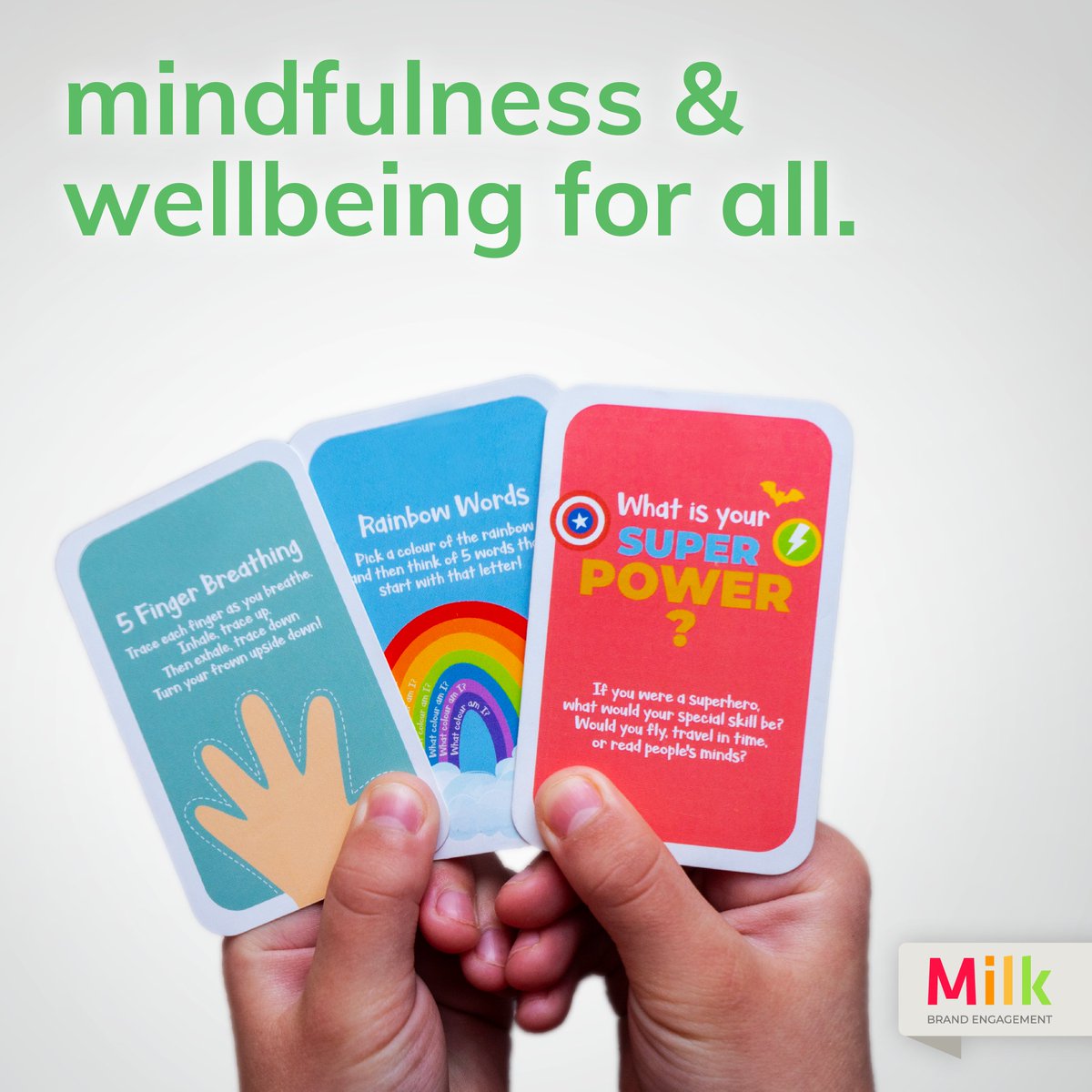 In our children's activity kits we introduce mindfulness from an early age. We believe that focussing on the present can help young minds flourish. Let's nurture a brighter, healthier, future together #WorldMentalHealthDay