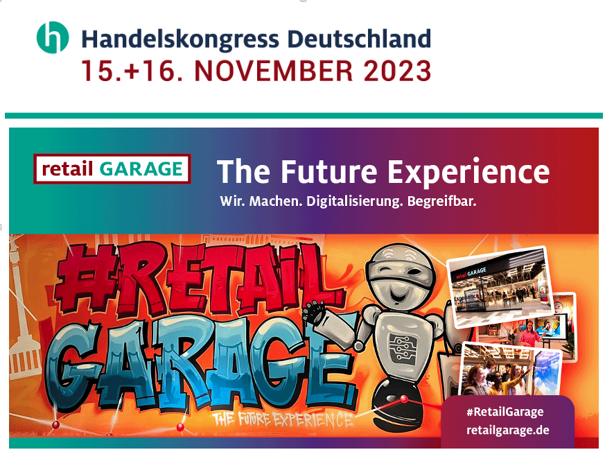 hkd_deutschland's tweet photo. Kennen Sie schon unsere #RetailGarage?
Zum @Handelskongress finden regelmäßige Führungen in der Retail Garage statt. Sichern Sie sich jetzt eins der letzten Kongress-Tickets für den #HKD2023
Vorbeikommen, lernen, diskutieren und netzwerken!
#TreffpunktHandel #ZukunftdesHandels https://t.co/I83iEzcttI