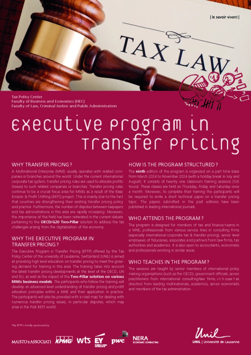 Tax Policy Center of the University of Lausanne tweet media