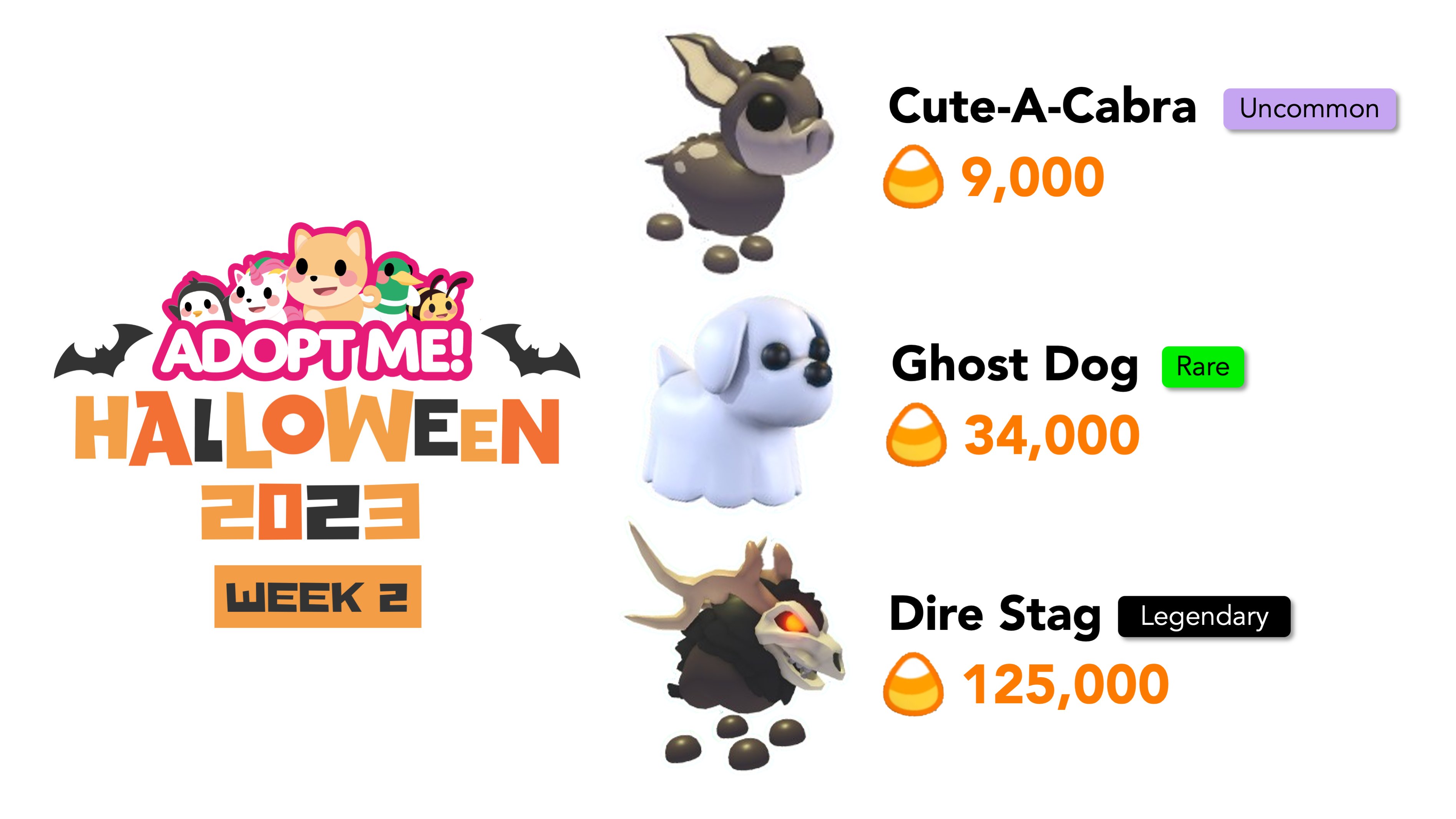 Adopt Me! Halloween 2023 Pets List - Try Hard Guides