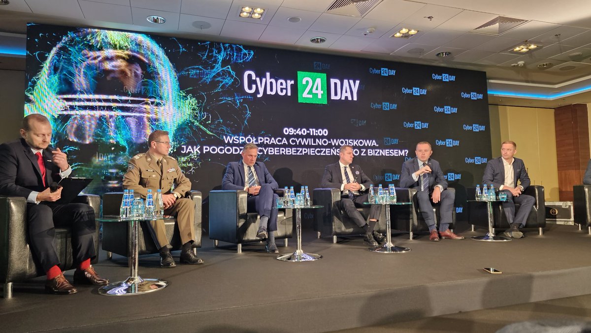 Prezes <a href="/KGHM/">KGHM</a> <a href="/TomaszZdzikot/">Tomasz Zdzikot</a> podczas #Cyber24Day <a href="/CyberDefence24/">CyberDefence24</a> : skupiamy się na ochronie systemów #OT. Wymiana informacji z <a href="/CyberWojska/">Wojska Obrony Cyberprzestrzeni</a> i przemysłem jest dla nas sposobem na podnoszenie kwalifikacji. Takie działania będą pwowadzone w Wojskowym Cyberparku Technologicznym