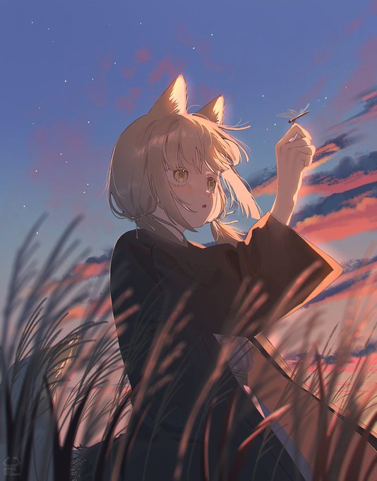 「blush sunset」 illustration images(Latest)｜3pages