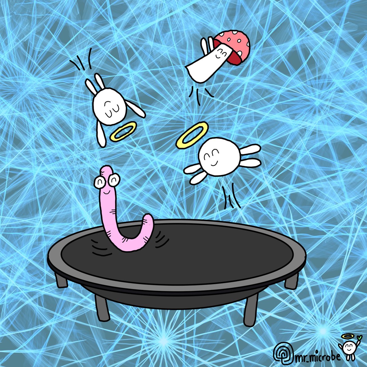 mrmicrobe44's tweet photo. Daily art challenge day #373, inktober day 9 “bounce” 🍄
#inktober #inktober2023 #inktober2023bounce #inktoberday9 #fungi #microbes #childrensbooks #education #dailyart #artdaily #learning #coloringbooks #nfts #nftart #nft #nftartist #nftptoject #nftcommunity #cryptoart #rarible https://t.co/GQlM5pD3E5