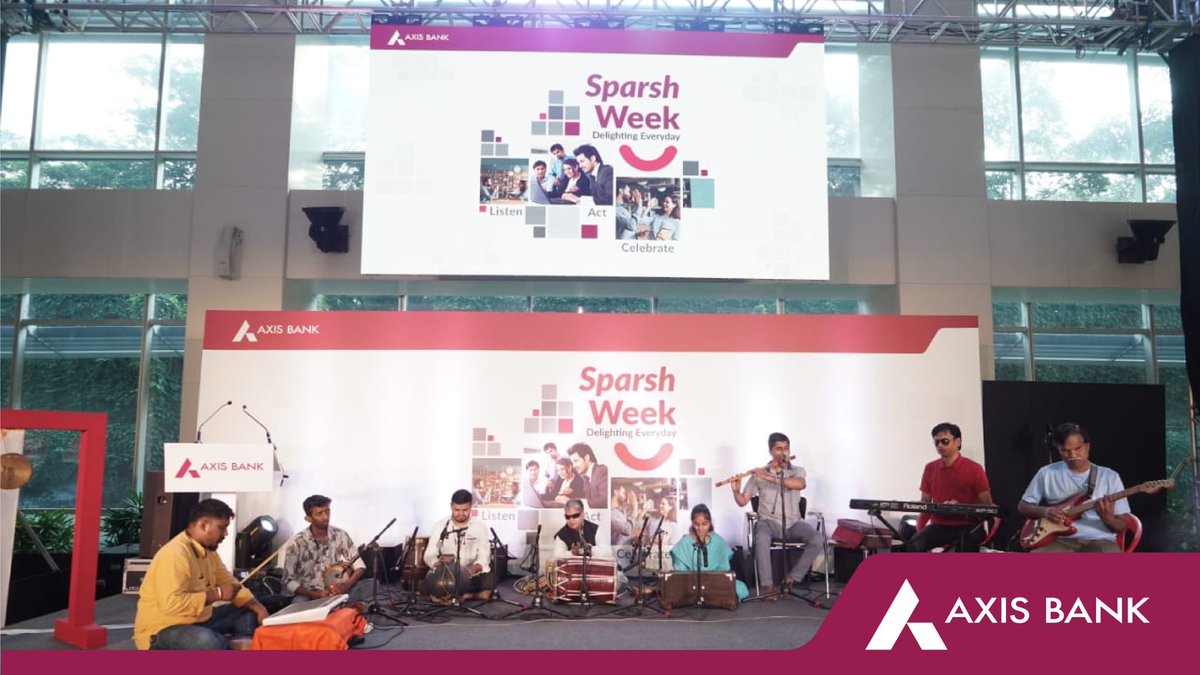 AxisBank's tweet photo. Be a part of a new beginning as we launch our first ever ‘Sparsh Week’, inaugurated by our MD and CEO, Mr. Amitabh Chaudhry. With a series of events dedicated to listen, learn & serve you, we are ready to deliver on our promise of customer obsession.
#SparshWeek #DilSeOpen https://t.co/Zbrm6oxqFY
