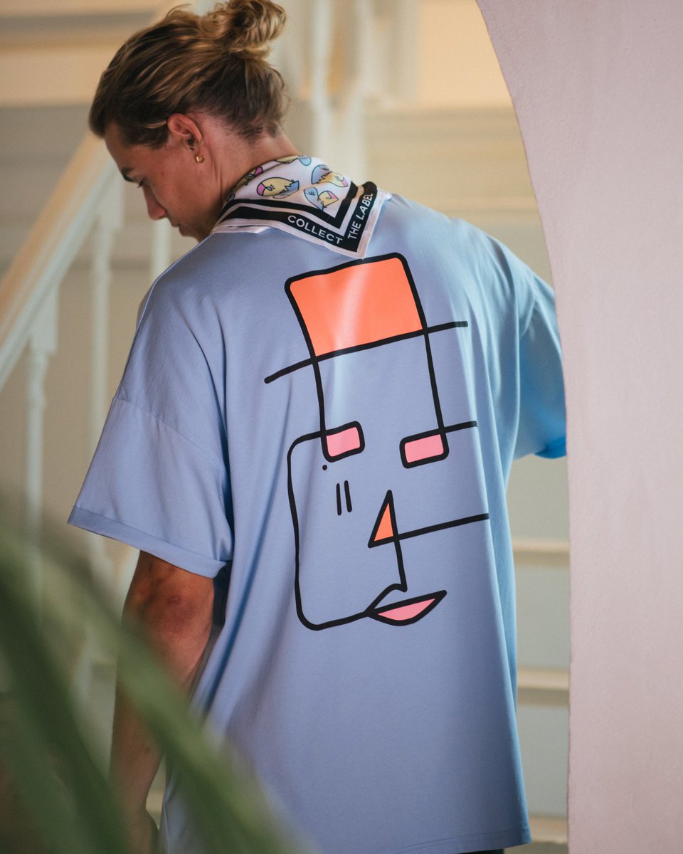 collectthelabel's tweet photo. Stevie Tee: Back in Stock! 💪🩵 https://t.co/PPPtrou1G0