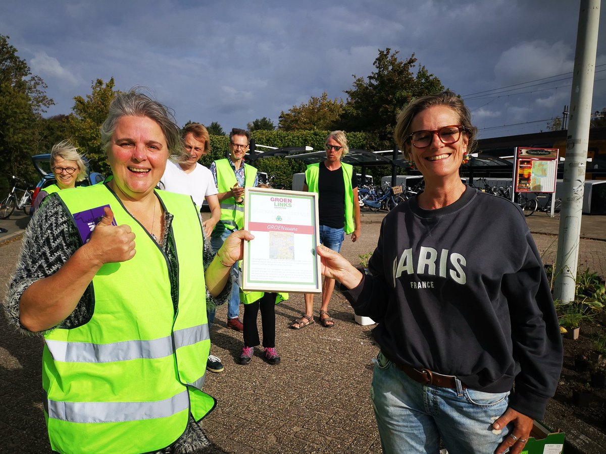 🌿GROENZAANS WINT DE GROENLINKS DUURZAAMHEIDSPRIJS 2023.🌿

Deze prijs wordt jaarlijks door de fractie van GroenLinks Zaanstad uitgereikt aan personen of instellingen die zich hebben ingezet voor duurzaamheid, milieu, en/of natuur in Zaanstad. 
 zaanstad.groenlinks.nl/nieuws/groenza…