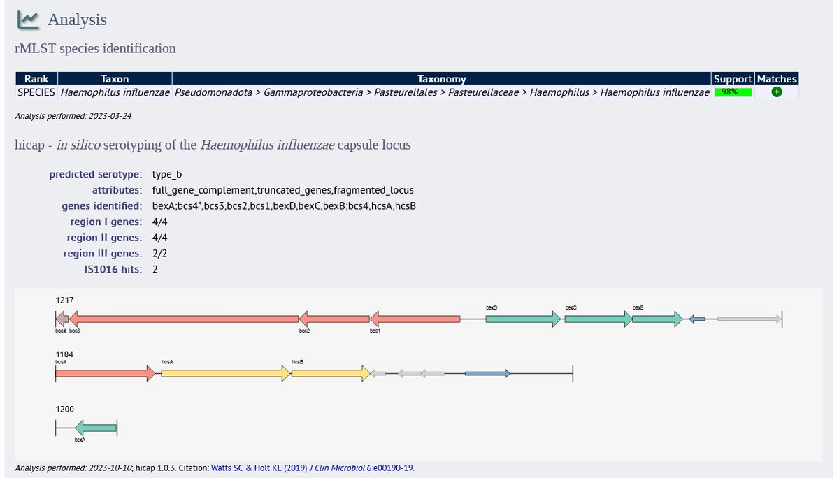 Keith Jolley (@keithajolley) on Twitter photo PubMLST now incorporates serotype identification using results from hicap (<a href="/stephen_watts/">Stephen Watts</a> & @DrKatHolt) in H. influenzae genome records. Example at pubmlst.org/bigsdb?page=in…. Overseen by <a href="/made__krisna/">Made Krisna</a>. PubMLST now incorporates serotype identification using results from hicap (<a href="/stephen_watts/">Stephen Watts</a> & @DrKatHolt) in H. influenzae genome records. Example at pubmlst.org/bigsdb?page=in…. Overseen by <a href="/made__krisna/">Made Krisna</a>.
