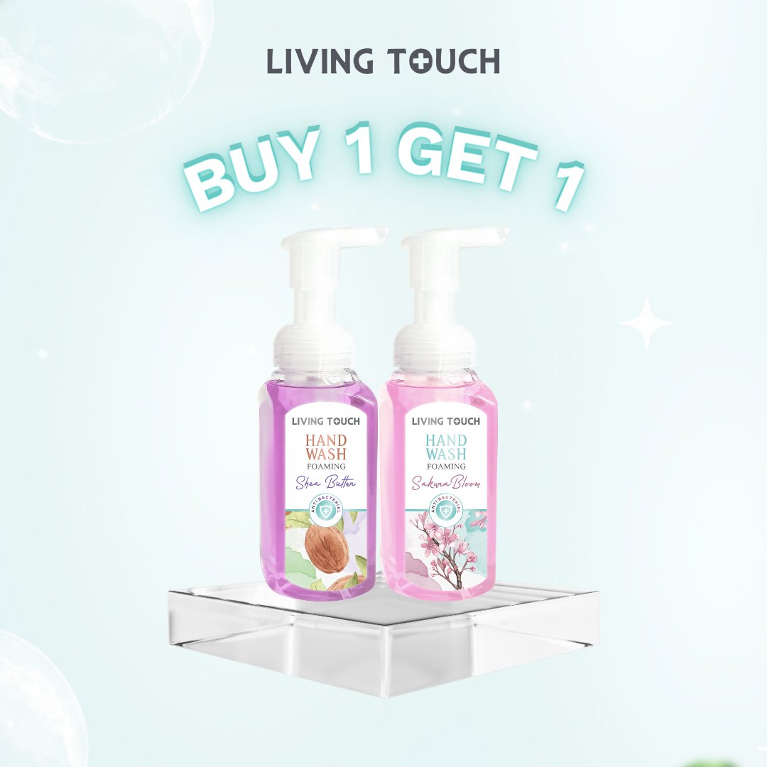 whitegardenid's tweet photo. living touch antibacterial handwash lagi buy 1 get 1 only 34k pake voc live jd 26k ajaaa satuannya 13k. murah bgt kannn #ShopeePromo1010 https://t.co/CJ3X86geNQ https://t.co/kMgNN2oRMe
