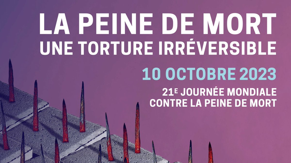 🗓️ À l’occasion de la 21ème Journée mondiale contre la #peinedemort, la FIACAT analyse comment la #peinedemort a été reconnue comme une #torture à chaque étape de son imposition.

Pour plus d’information 👉 fiacat.org/publications/r…

#NoDeathPenalty