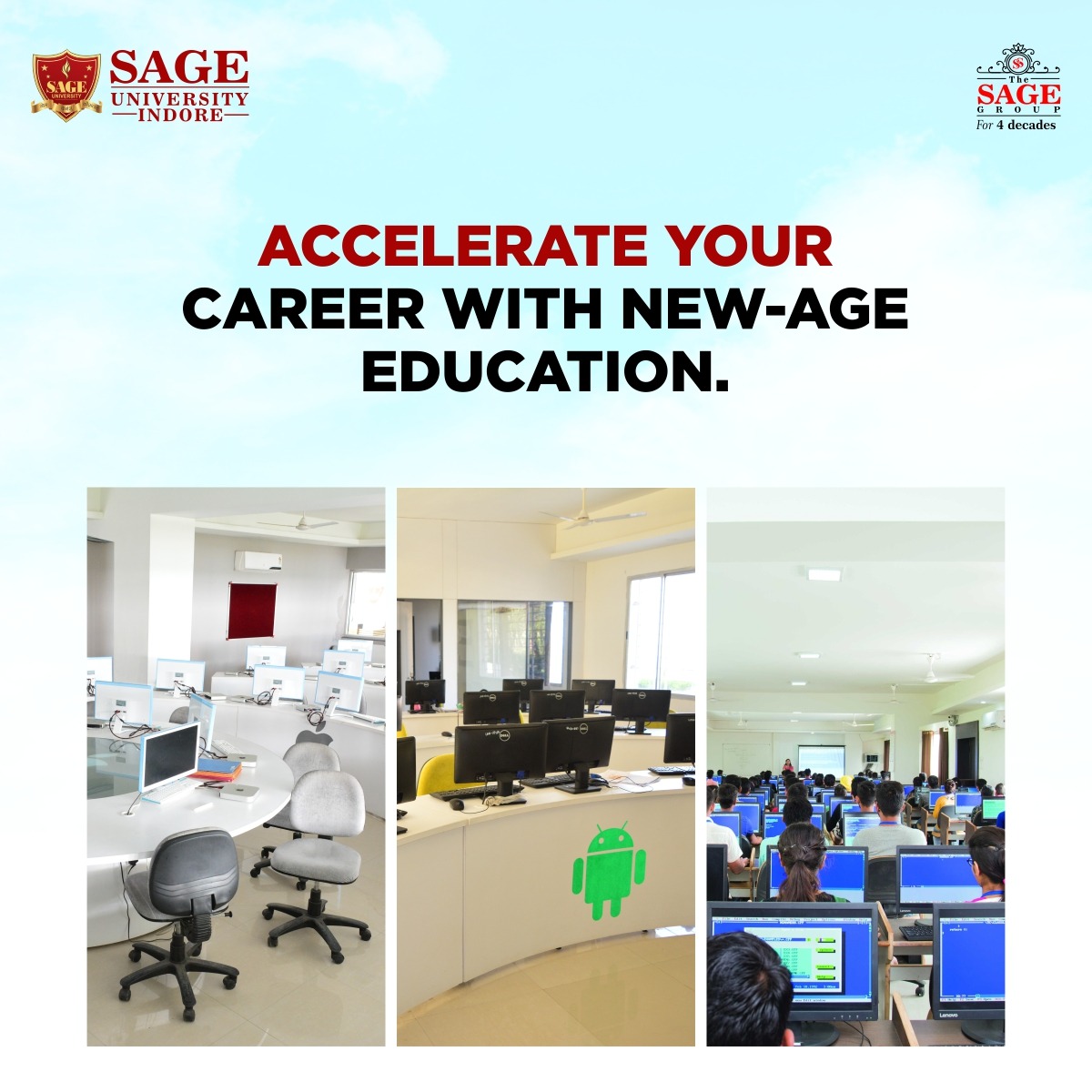 SAGE_INDORE's tweet photo. At #SAGEUniversityIndore the curriculum is tailored to foster comprehensive learning, preparing students to stand out & excel in their future endeavors.
🌐 : https://t.co/xDpedRiYOz
#SAGEUniversity #SAGEIndore #SUI #TopUniversityInMP #BestUniversityInIndore https://t.co/oFfFWn5UQ4
