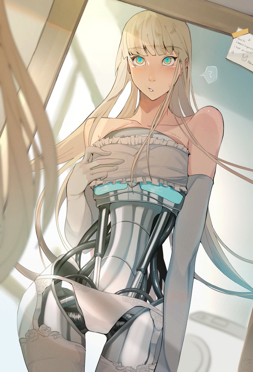 Oh_ec0m0esty's tweet photo. Hiiiiii #PortfolioDay! I'm an engineer and I like drawing robot girls~💪💪 https://t.co/EkHtF25S8Y
