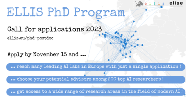 Interested in starting a PhD in machine learning or computer vision? The fantastic #ELLISPhD program is now accepting applications for Sept 2024. Deadline Nov 15th. Read on to find out more about what my lab works on. #JoinELLISforEurope #PhD #PhDProgram #ML #CV