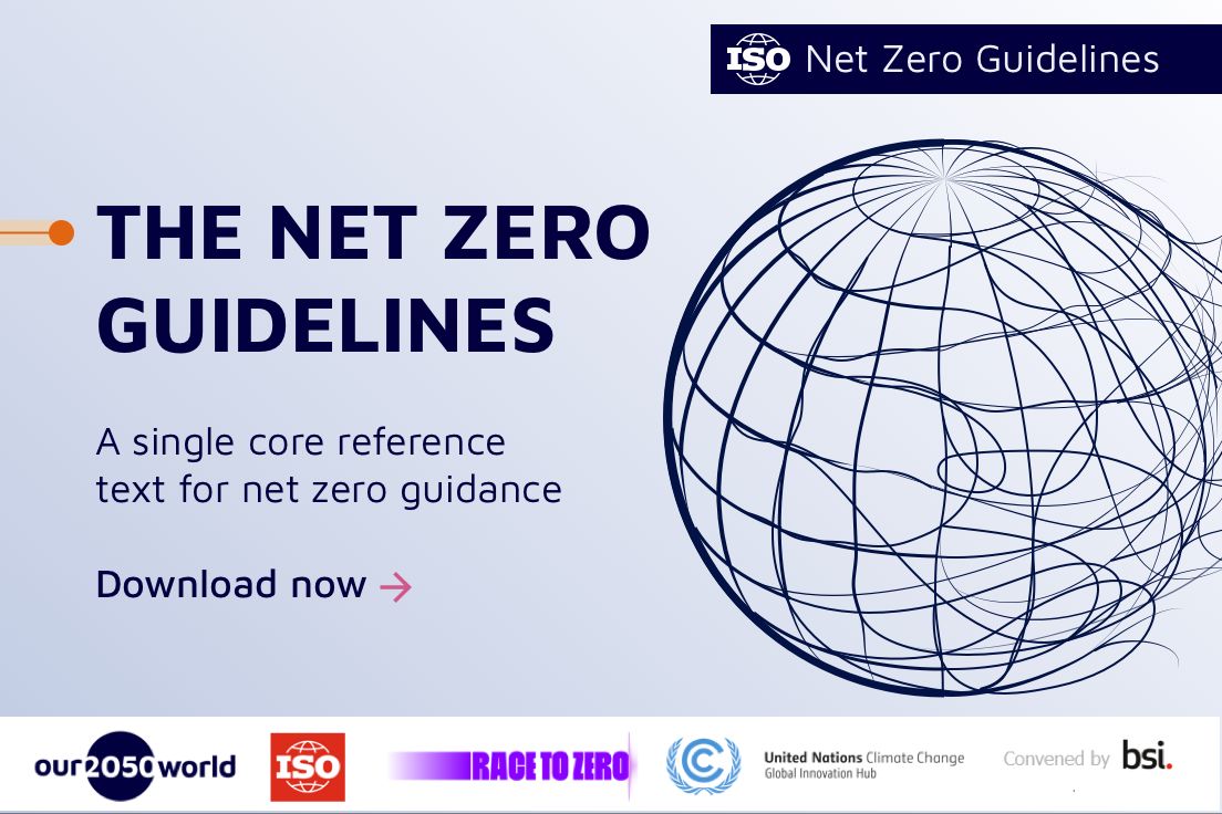 Our2050World's tweet photo. The ISO Net Zero guidelines have identified key elements for credible #netzero targets:

➡️ Cover all #emissions across the entire value chain

➡️ Prioritise emissions reductions down to the residual level

➡️ Balance residual emissions through removals

👉https://t.co/nEQ7iUONVU https://t.co/a7YrmFQDRG