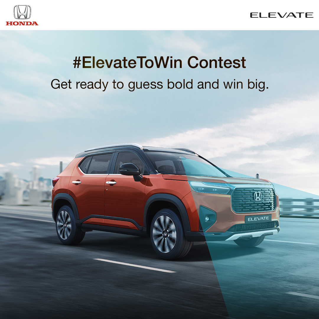 HondaCarIndia's tweet photo. A bold new challenge is on its way. Are you ready?
Stay Tuned!
#ElevateToWin #HondaCars #HondaCarsIndia #HondaContest #AllNewElevate #HondaElevate https://t.co/JcFAQZVWu4