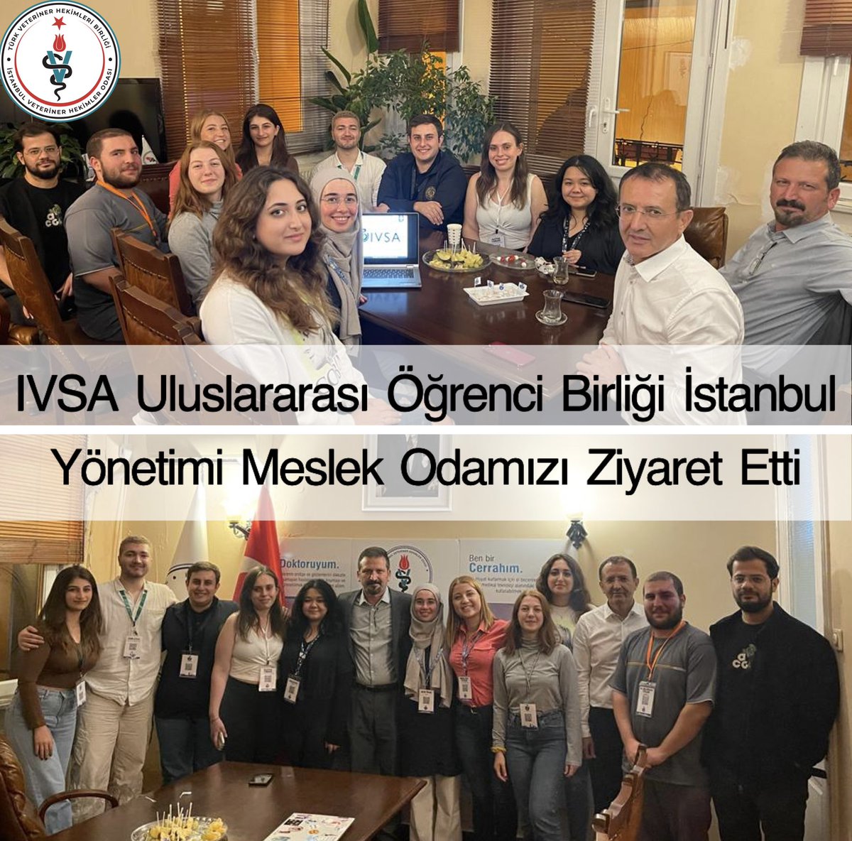 IVSA Uluslararası Öğrenci Birliği İstanbul Yönetimi Meslek Odamızı Ziyaret Etti

Haberin devamı; ivho.org.tr/pages/haberler…