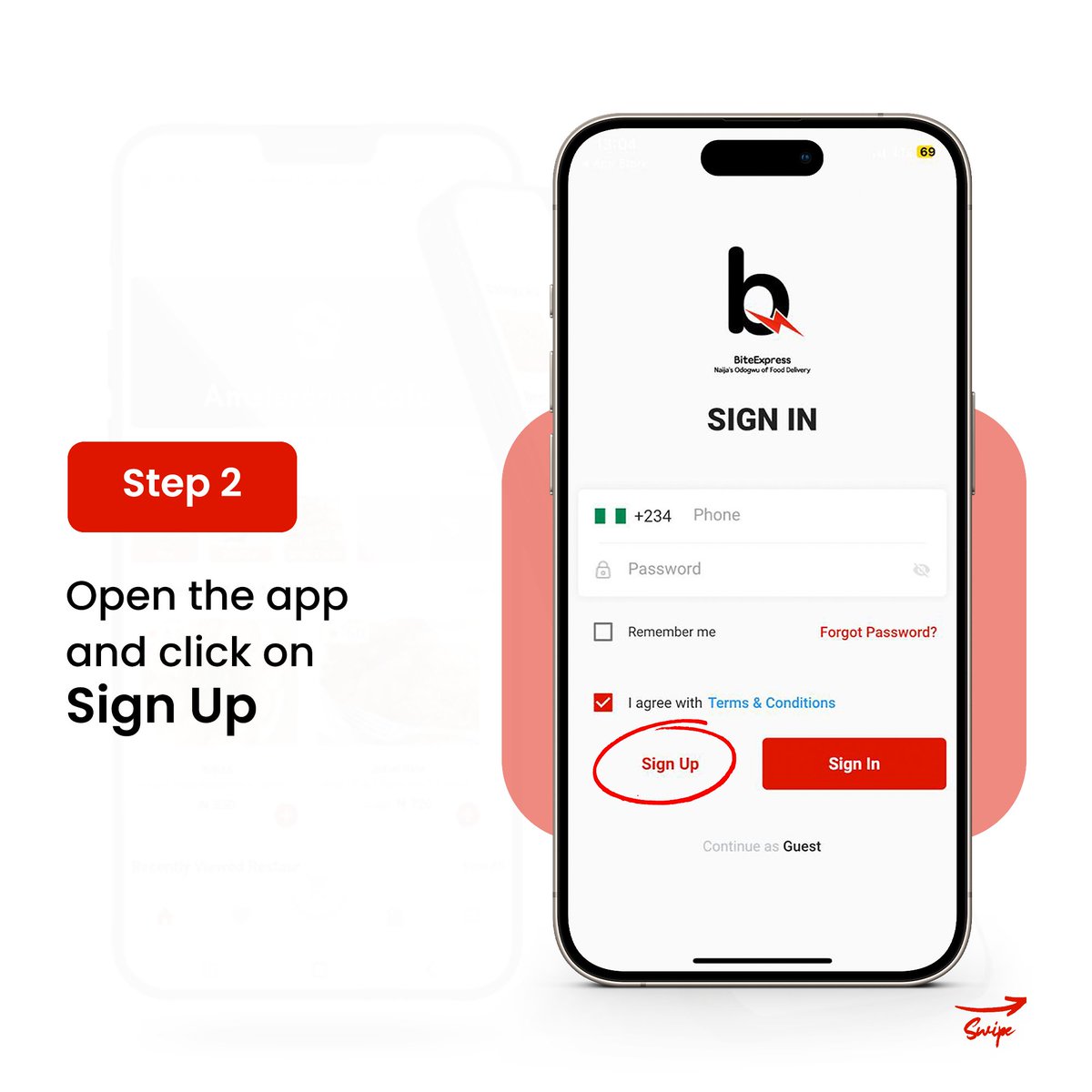 BiteExpress's tweet photo. Easily start with our app! 📲✨

1️⃣ Download from App Store/Play Store
2️⃣ Open the app
3️⃣ Create an account

Stay tuned for the next steps! 💡

Our customer support team is here to assist. 🛠️ 
#GetStarted #howto #apptutorial #appguide #easysteps #newapp https://t.co/yEdzaeq4vq