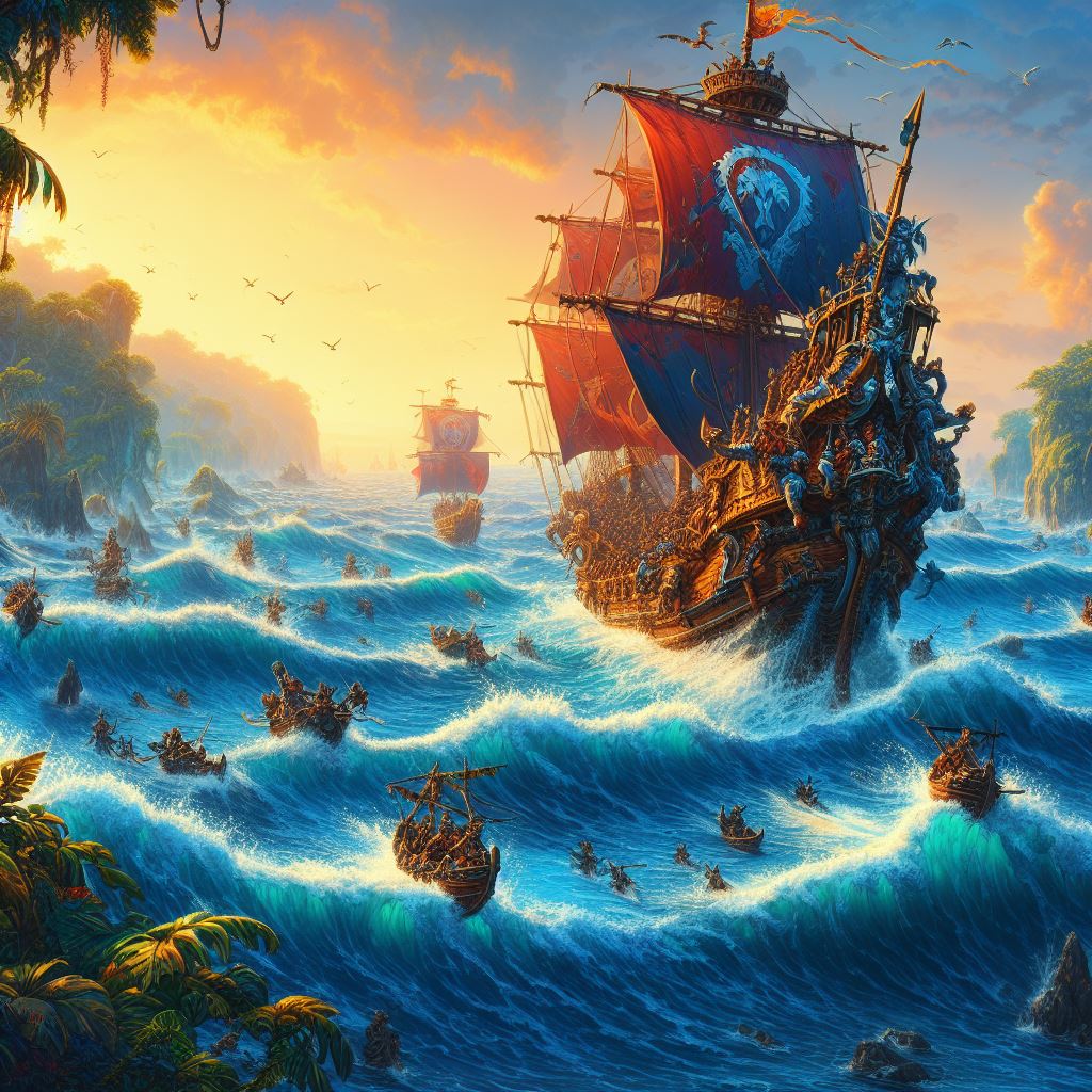 I dream of us going full Christopher Columbus in a new expansion, finding a Kalimdor-sized continent on the other side of Azeroth with settler-style quests. The first patch could focus on creating two new capitals, one for each faction, and player housing. <a href="/BellularGaming/">Michael</a> #WoW
