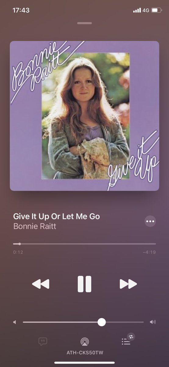 #NowPlaying
#BonnieRaitt
#GiveItUp