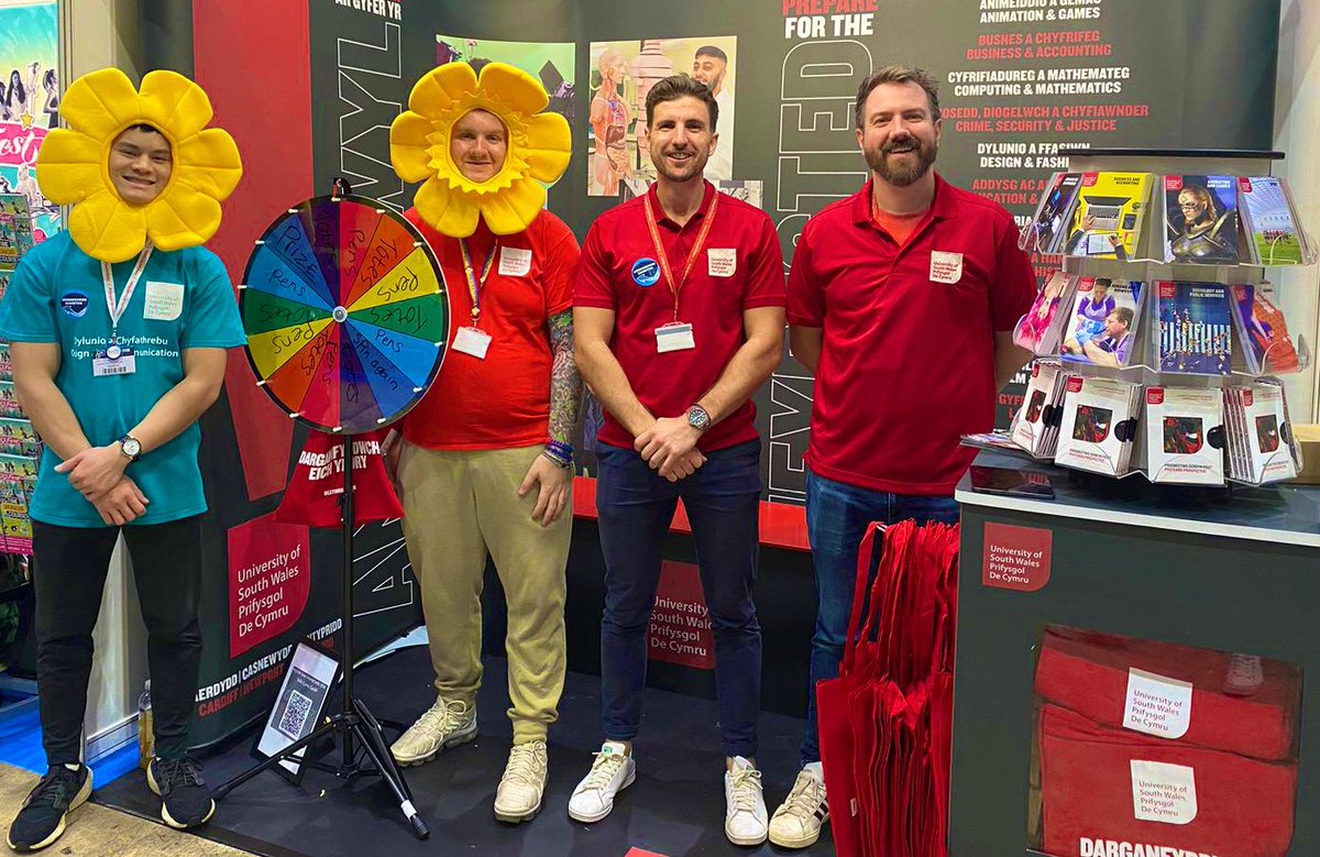 USW Schools and Colleges Liaison (@usw_scl) on Twitter photo Can’t wait to meet students at todays <a href="/OESkillsEvents/">Skills Events</a>! Come over and say hi and learn more about courses at <a href="/UniSouthWales/">University of South Wales</a>. You may even win one of our mystery prizes by spinning the wheel! 🏆🎓
#SkillsCymru Can’t wait to meet students at todays <a href="/OESkillsEvents/">Skills Events</a>! Come over and say hi and learn more about courses at <a href="/UniSouthWales/">University of South Wales</a>. You may even win one of our mystery prizes by spinning the wheel! 🏆🎓
#SkillsCymru