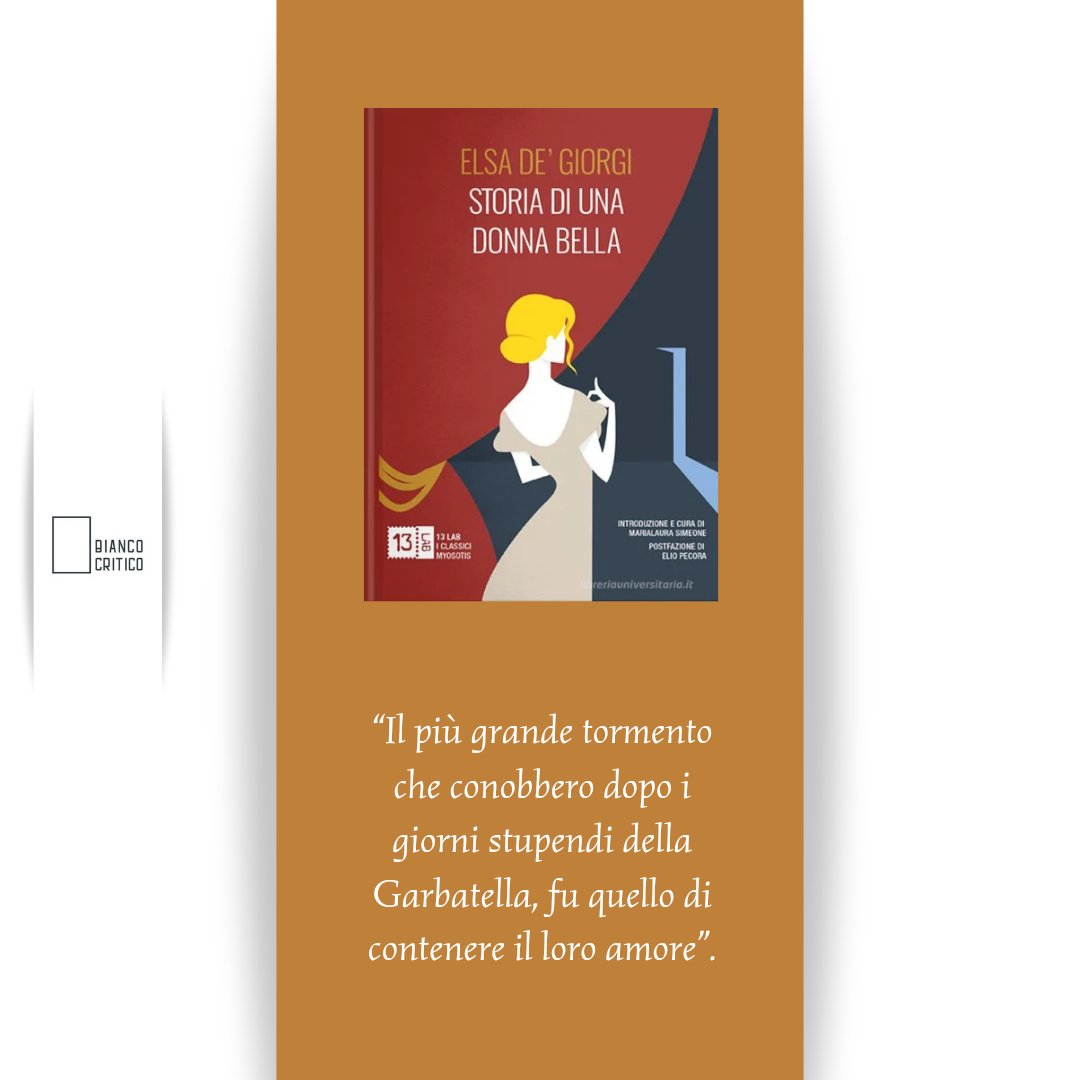 BiancoCritico's tweet photo. Una Roma dilaniata dalla guerra, in un'autobiografia del sentire in cui va in scena la libertà; l'autrice si racconta attraverso la Resistenza di una generazione. Questo coraggio dello scrivere, del vivere, aveva colpito #Calvino, poi suo grande amore.

Elsa De' Giorgi • @13Lab_ https://t.co/I6IDARC8IR