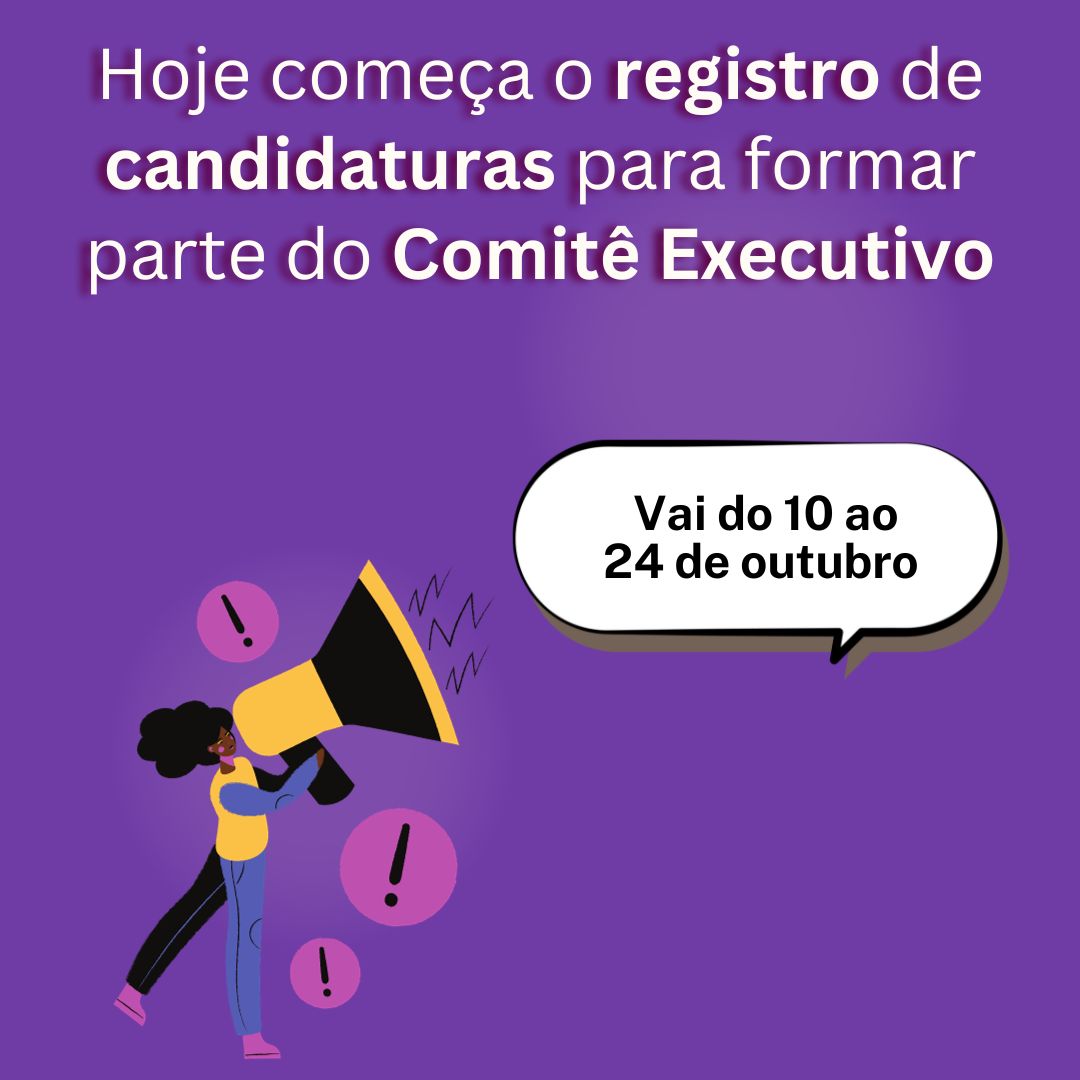 Caras membras, você já formou a sua chapa? Hoje começa o registro das candituras para o Comitê Executivo 🗓📣. Instruções no link: 📎 linktr.ee/owsd.brasil Vai até o 24 de outubro! Vamos lá? 😉 #OWDS #MulherNaCiência #OWDSBrasil #LiderançaFeminina