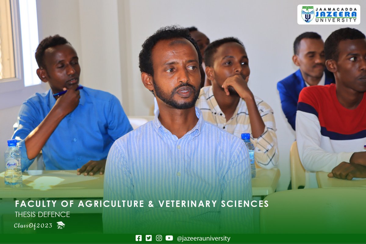 JazeeraUniv's tweet photo. Ardayda kulliyadda 𝐀𝐠𝐫𝐢𝐜𝐮𝐥𝐭𝐮𝐫𝐞 𝐚𝐧𝐝 𝐕𝐞𝐭𝐞𝐫𝐢𝐧𝐚𝐫𝐲 𝐬𝐜𝐢𝐞𝐧𝐜𝐞 ee Jaamacadda Jazeera oo 𝐃𝐢𝐟𝐚𝐚𝐜𝐝𝐚𝐲 𝐁𝐮𝐮𝐠𝐠𝐚 𝐐𝐚𝐥𝐢𝐧 𝐉𝐚𝐛𝐢𝐧𝐭𝐚.
#Hambalyo
#ClassOf2023
#JU2023 https://t.co/JTi1AXKW4Y