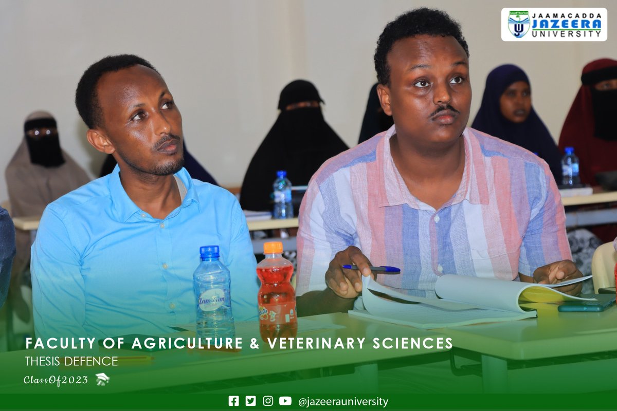 JazeeraUniv's tweet photo. Ardayda kulliyadda 𝐀𝐠𝐫𝐢𝐜𝐮𝐥𝐭𝐮𝐫𝐞 𝐚𝐧𝐝 𝐕𝐞𝐭𝐞𝐫𝐢𝐧𝐚𝐫𝐲 𝐬𝐜𝐢𝐞𝐧𝐜𝐞 ee Jaamacadda Jazeera oo 𝐃𝐢𝐟𝐚𝐚𝐜𝐝𝐚𝐲 𝐁𝐮𝐮𝐠𝐠𝐚 𝐐𝐚𝐥𝐢𝐧 𝐉𝐚𝐛𝐢𝐧𝐭𝐚.
#Hambalyo
#ClassOf2023
#JU2023 https://t.co/JTi1AXKW4Y