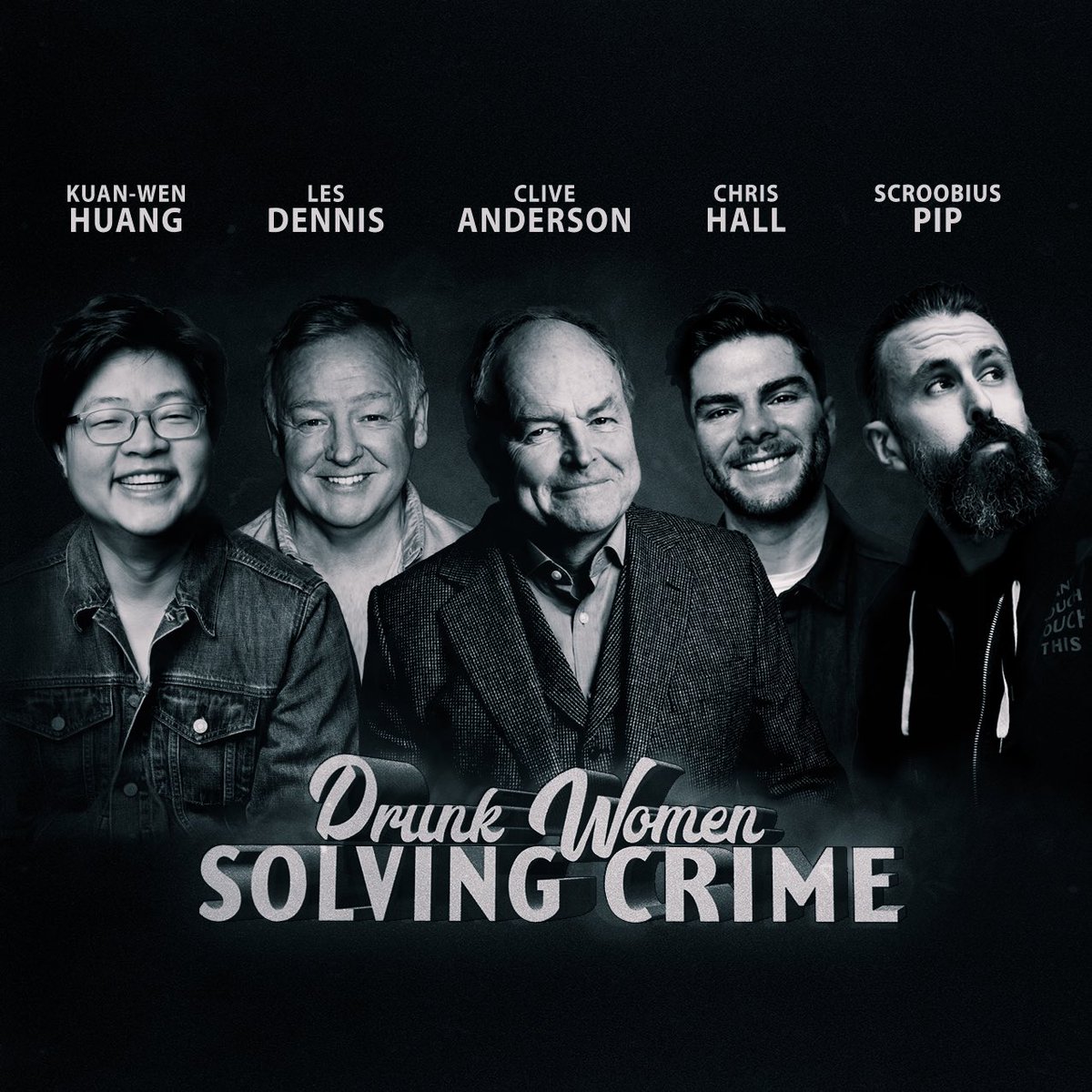 drunkwomenpod's tweet photo. When I say MEN’S, you say MONTH! MEN’S! [Month!] MEN’S! [Month!] 

Yes, it’s that magical time of year when we invite some lovely men on the pod throughout November! 

Thrilled to be joined by the brilliant @scroobiuspipyo, #ChrisHall, #CliveAnderson, @LesDennis &amp; @kuanwen_huang! https://t.co/rYVN92iUmK