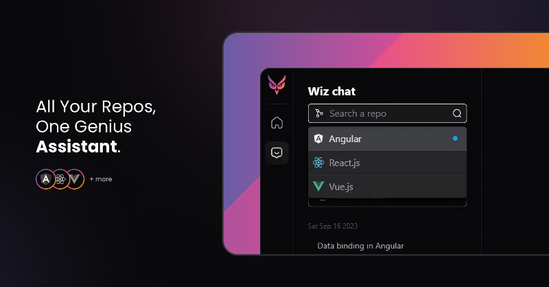 codewizai's tweet photo. Developers, ever wished documentation could talk back? With CodeWiz, it does! Dive deep, chat with your docs, and get answers in real-time.

Bypass the usual hurdles and explore a whole new level of Dev Help. #codewiz
