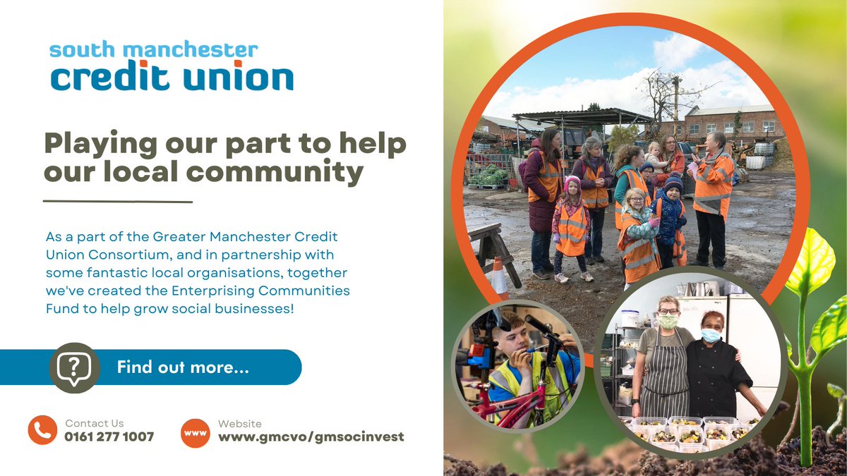 As part of a unique partnership, @gmcvo, @greatermcr, @EsmeeFairbairn, @si_access, and @GMCreditUnions have launched an investment fund to help social businesses and trading organisations grow