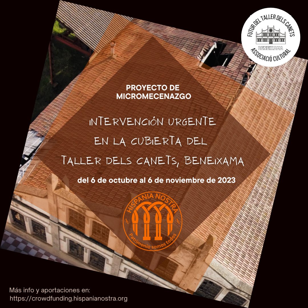 tallerCanets's tweet photo. El taller dels Canets es un edificio modernista ubicado en el municipio de Beneixama y que antiguamente se dedicó a la fabricación de carros.

Hace décadas que la actividad económica terminó. Hoy en día la cubierta de la nave principal del taller se encuentra muy deteriorada. https://t.co/RRBFXynwpw