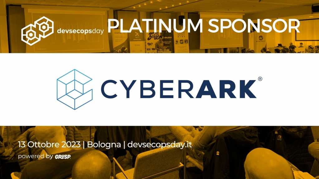 devsecopsdayit's tweet image. Grazie al nostro platinum sponsor @CyberArk.
CyberArk, leader mondiale nell’identity security, offre la migliore protezione per tutte le identità.
Ci vediamo a Bologna il 13 ottobre per #devsecopsday
🎟️devsecopsday.it