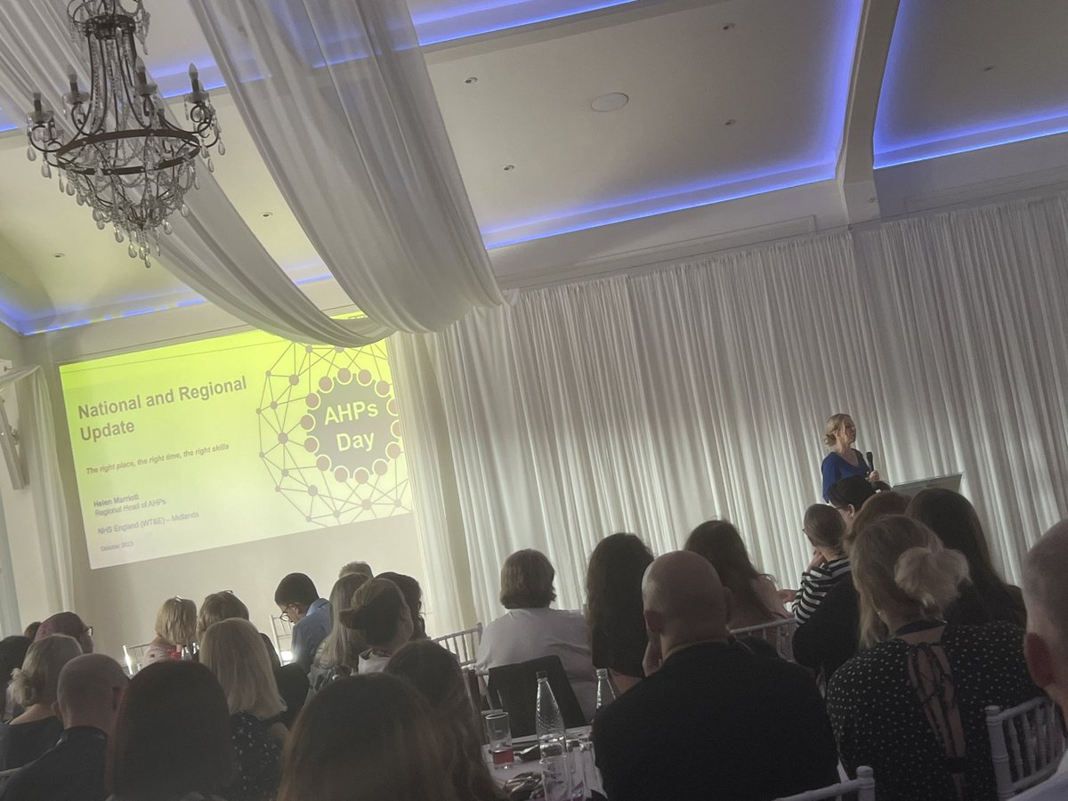 hasnain_5's tweet photo. Great start to the @AHPs_LLR AHP conference as part of #AHPsDay celebrations by @rennie1d @clare_pheasant and @MarriottHelen providing an amazing national and regional picture! #LLRAHPs https://t.co/Z9rteXOs2y
