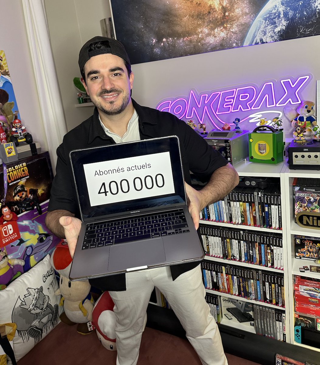 400 000. Je n'ai pas les mots mais on va quand même essayer de les trouver ✨

12 Mars 2014 : je commençais à réaliser des petites vidéos Youtube toutes simples sur le JV dans ma chambre à Marseille, en essayant de vous parler de tout ça avec le coeur, et en vous montrant des