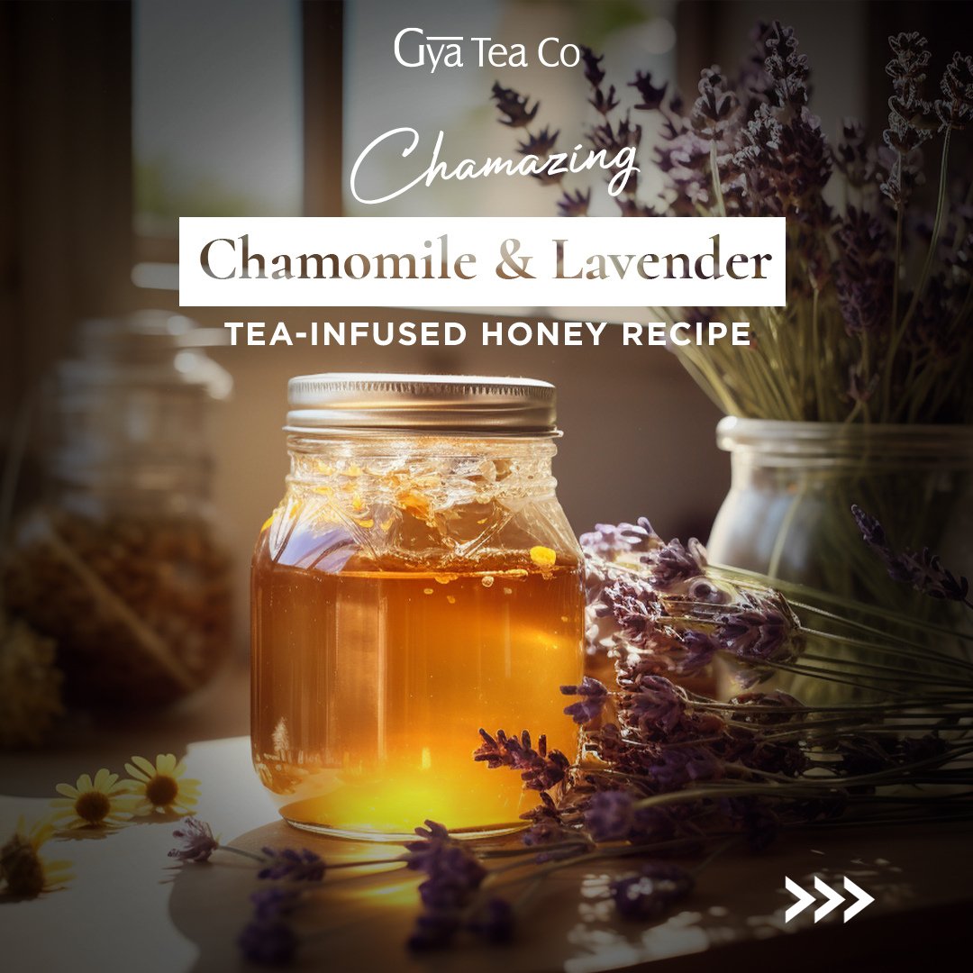 gya_tea's tweet photo. Chamomile Lavender Tea-Infused Honey Recipe // Indulge in sweet sereni-tea with this Tea-Infused Honey recipe.๐ฏ๐โจ
Try this recipe with Gya Chamomile Lavender Herbal Tea K Cups for your Keurig: https://t.co/uUZ1LGUngx
#gyatea #gyaovertea #recipes #teainfused https://t.co/qc0EeuH2L7