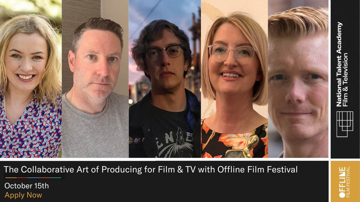 Join us this weekend in Offaly, for an exciting talk about the art of film producing. 

Panel guests include:
⭐️ Lena Byrne
⭐️ Ronan Cassidy and Greg Burrowes
⭐️ Martina McGlynn and Garret Daly

🔗nationaltalentacademies.ie/courses-activi…