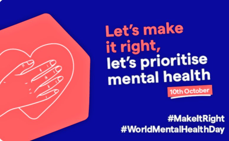 CounsellorKelly's tweet photo. ❤️ It's Mental Health Day❤️
Mental health is not just important but it's a universal human right!
If you are struggling or know someone that is, reach out and make that change!
🌟It's time to reflect, it's time to change and it's time to heal🌟
#MentalHealthDay
 #EndTheStigma https://t.co/KO2IHIeB0g