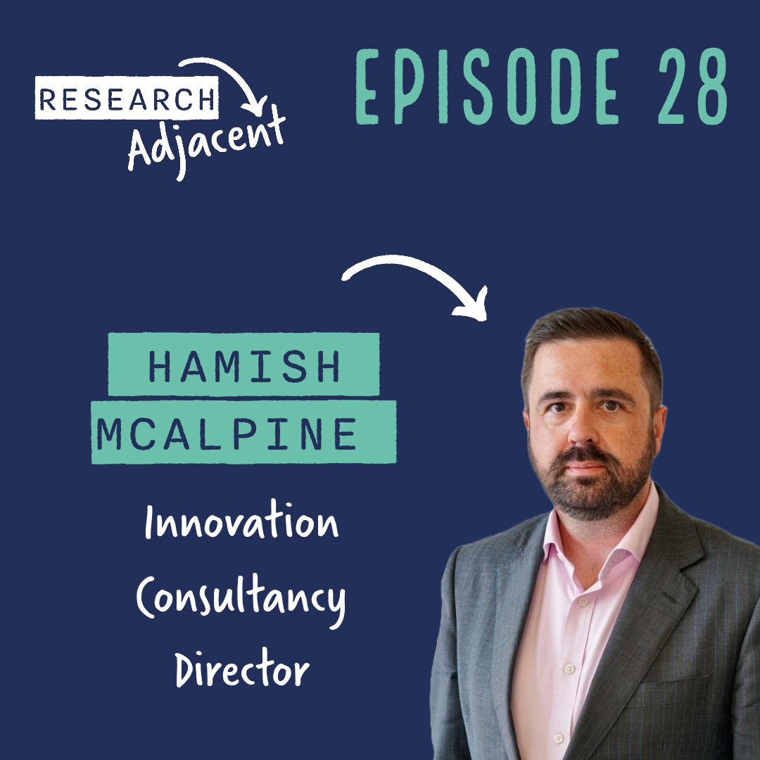 Episode 28 lands in your podcast app today. My guest is @hamish_mcalpine of @oxentia talking about his career in knowledge exchange, scaling impact, data-driven decision making...and elephants! 🐘 Listen on your podcast app or here sarahmclusky.com/hamish-mcalpin… #knowledgeexchange #kef