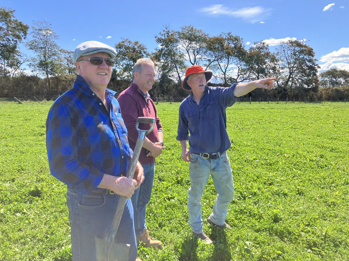 Stirlings2Coast's tweet photo. Thanks a heap to Rob Bradley for showing us around his beautiful and diverse Longford property in Tassie - Day 2 of the SCF study tour and another glorious day! #GRDCStudyTour #SWgoesSE https://t.co/azFVt35RQW