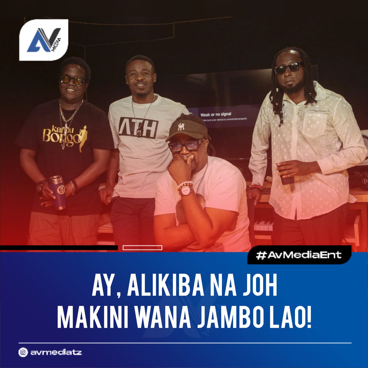 AVmediaTZ's tweet photo. Wasanii wa Bongofleva, AY, Alikiba na Joh Makini wanaandaa wimbo wa pamoja. 

"Usiku wa jana jikoni na wabobezi AY x Alikiba x Me, produced by Taz Goemi who's ready?" ameandika Joh Makini.

cc @AyTanzania @OfficialAliKiba @JohMakini https://t.co/U0ggPnwZ59