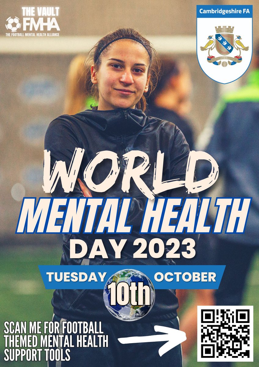 Every player, coach, volunteer and spectator matters. That's why we're collaborating with The Football Mental Health Alliance to provide #mentalhealth support for everyone involved in grassroots football. ⚽ Sign up for FREE ➡️ buff.ly/3ohqNwW #WorldMentalHealthDay