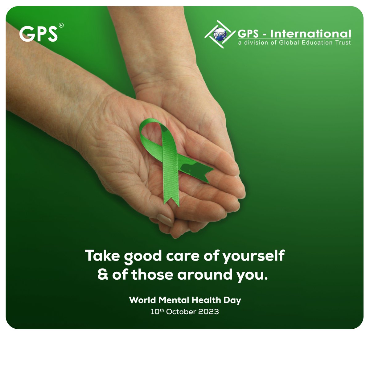 On World Mental Health Day, let’s pledge to be kinder to ourselves and others.

#worldmentalhealthday #mentalhealthawareness #health #awareness #internationalschool #globalschools #gpsinternational
