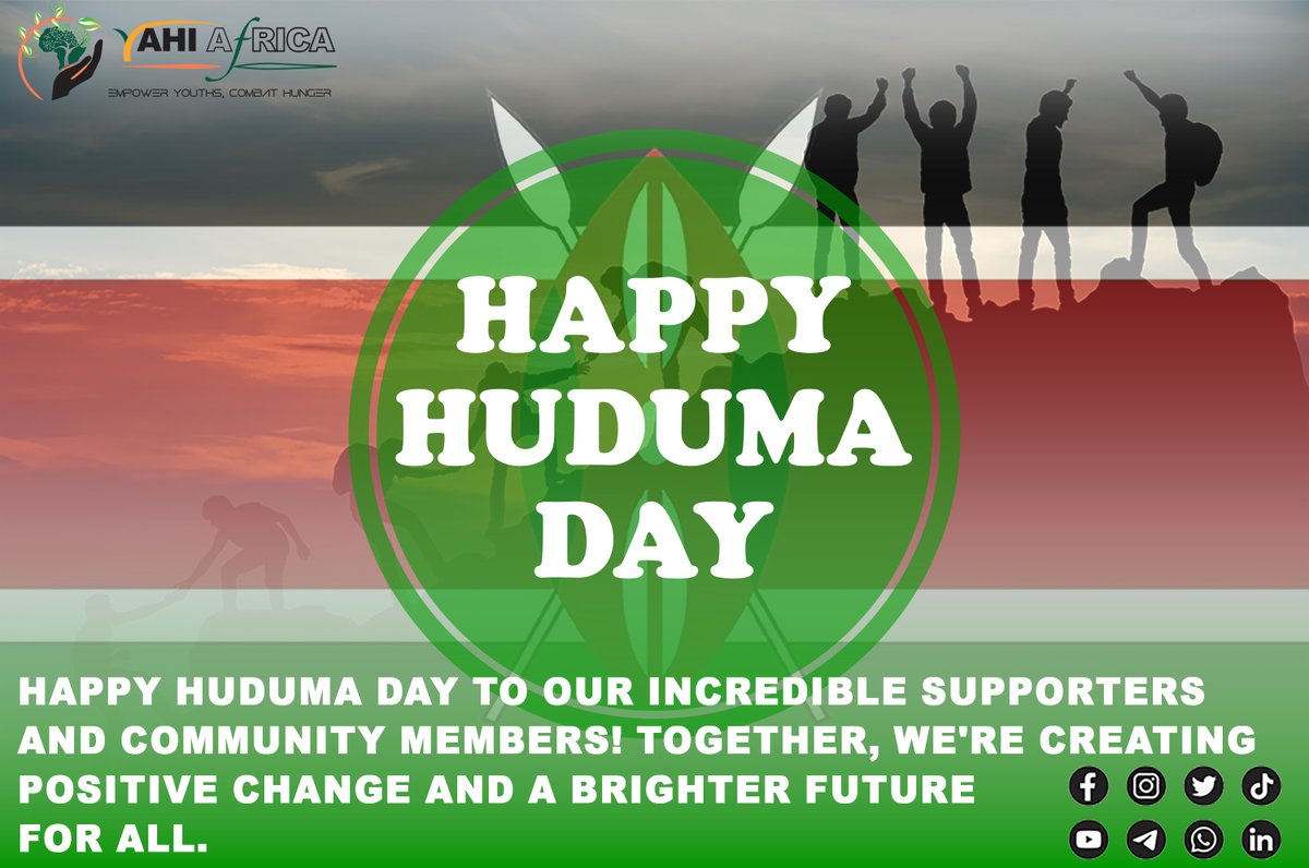 YAHI_AFRICA's tweet photo. Celebrating Our Collective Impact on Huduma Day! 🌟 Together, We Make Change Happen. Thank You, Supporters and Community Members!
 #HudumaDay #CommunityImpact #HappyHudumaDay #Kenya https://t.co/mTGQRYauJv