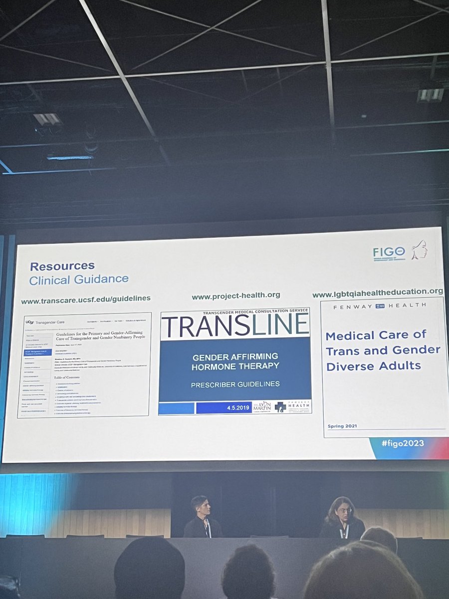 Really enjoyed these presentations on gender inclusive healthcare by experienced practitioners. #FIGO2023